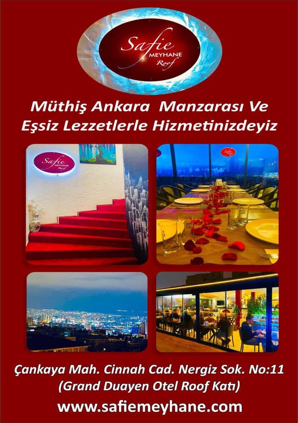 Safie Meyhane Roof Çankaya - 12. Fotoğraf Safie Meyhane Roof Çankaya - 12. Fotoğraf